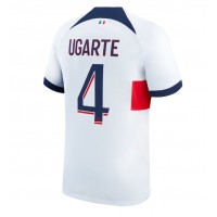 Stroje piłkarskie Paris Saint-Germain Manuel Ugarte #4 Koszulka Wyjazdowej 2023-24 Krótki Rękaw